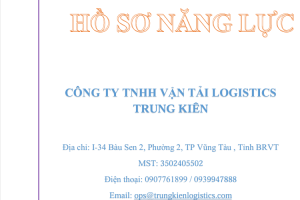 Hồ Sơ Năng Lực Cty Trung Kiên Logistics